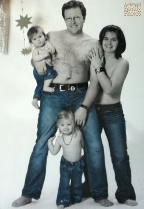 Awkward Naked Family